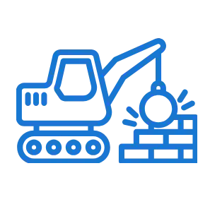icono grúa trabajando